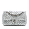 Secondhand Chanel Small Classic Metallic Lame Bijoux Chain Double Flap