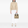 Burberry Haymarket Check Coated Canvas Tote Secondhand