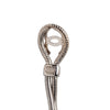 Chanel CC Brass Double Snake Chain Knot Necklace Secondhand
