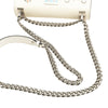 Prada Saffiano Cuir Monochrome Robot Patches Envelope Chain Flap Secondhand