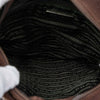 Prada Vitello Trimmed Tweed Flat Tote Secondhand
