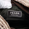 Prada Vitello Trimmed Tweed Flat Tote Secondhand