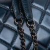 Chanel Medium Quilted Glazed Calfskin Coco Pleats Flap Secondhand