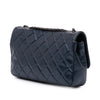 Chanel Medium Quilted Glazed Calfskin Coco Pleats Flap Secondhand