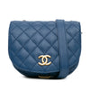 Chanel Quilted Grained Calfskin Casual Trip Messenger Secondhand
