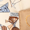 Hermès Les Folies du Ciel Silk Handkerchief Secondhand