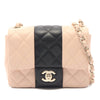 Chanel Mini Square Classic Bicolor Lambskin Single Flap Secondhand
