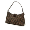 Fendi Zucca Canvas Shoulder Bag Secondhand