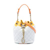 Chanel Paris Cuba CC Quilted Lambskin Chain Bucket Bag Secondhand