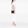 Saint Laurent Medium Chevron Sheepskin Monogram College Satchel Secondhand