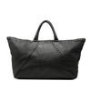 Bottega Veneta Intrecciato Trimmed Cervo Top Zip Travel Bag Secondhand
