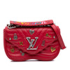 Louis Vuitton Limited Edition Calfskin Embellished New Wave Love Lock Chain Bag PM Secondhand