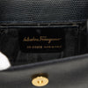 Ferragamo Mini Textured Leather Vara Bow Convertible Chain Crossbody Secondhand