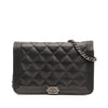Chanel Quilted Lambskin Boy Wallet On Chain Secondhand