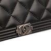 Chanel Quilted Lambskin Boy Wallet On Chain Secondhand