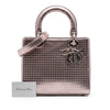 Dior Medium Metallic Patent Microcannage Lady Dior Secondhand