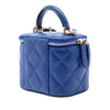 Secondhand Chanel Mini CC Quilted Lambskin Top Handle Vanity Case With Chain