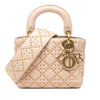 Dior Mini Lambskin Cannage Studded Supple Lady Dior Secondhand