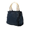 Prada Tessuto Metal Handle Bag Secondhand