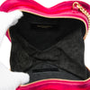 Saint Laurent Mini Chevron Metallic Leather Monogram Love Heart Chain Bag Secondhand