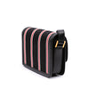 Saint Laurent Small Canvas Striped Solferino Satchel In Box Secondhand
