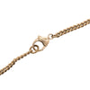 Secondhand Chanel CC Gold Plated Enamel Velvet Bow Pendant Necklace
