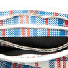 Balenciaga Small Lambskin Z Check Printed Barbes Zip Pouch Secondhand