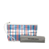 Balenciaga Small Lambskin Z Check Printed Barbes Zip Pouch Secondhand
