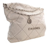 Chanel Small Quilted Shiny Calfskin 22 Handbag Secondhand