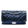 Secondhand Chanel Metallic Quilted Aged Calfskin Reissue 2.55 Double Flap 227
