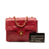 Chanel Mini Square Classic Lambskin Single Flap Secondhand