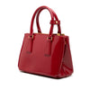 Prada Mini Patent Galleria Double Zip Satchel Secondhand