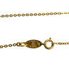Chanel CC Gold Plated Pendant Chain Necklace Secondhand