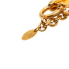 Chanel Gold Plated Quilted CC Pendant Necklace Secondhand