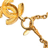 Chanel Gold Plated Quilted CC Pendant Necklace Secondhand