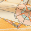 Hermès Face Au Large Silk Scarf 90 Secondhand