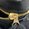 Chanel CC Chevron Caviar Vanity Case with Chain Secondhand