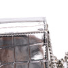 Burberry Croc Embossed Metallic Calfskin Hannah Wallet On Chain Secondhand