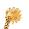 Chanel Gold Plated Leo Lion Sun Medallion Charm Necklace Secondhand