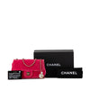 Chanel Mini Quilted Velvet Pearl Crush Single Flap Secondhand