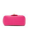 Chanel Mini Square Classic Chevron Lambskin Single Flap Secondhand