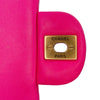 Chanel Mini Square Classic Chevron Lambskin Single Flap Secondhand
