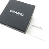 Chanel Silver Plated CC Push Back Earrings Secondhand