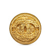 Secondhand Chanel Gold Plated CC Brooch