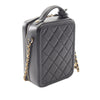 Chanel Caviar CC Filigree Vertical Vanity Case Secondhand