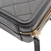Chanel Caviar CC Filigree Vertical Vanity Case Secondhand