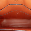 Secondhand Ferragamo Leather Gancini Trifolio Top Handle Bag
