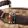 Secondhand Gucci Large GG Canvas Bamboo Bar Tote