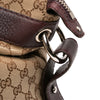 Secondhand Gucci Large GG Canvas Bamboo Bar Tote