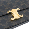Celine Triomphe Coated Canvas Claude Chain Shoulder Bag Secondhand